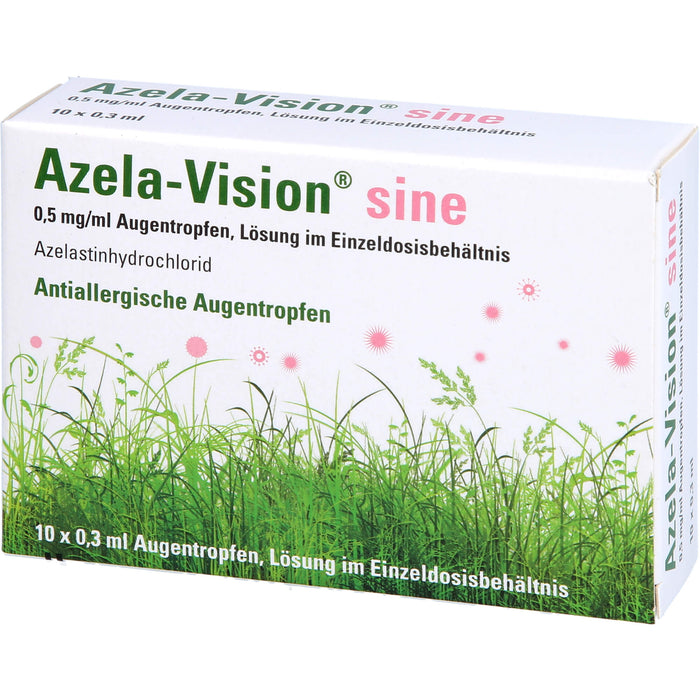 Azela-Vision sine Augentropfen Einzeldosisbehältnis, 10 pcs. Ampoules