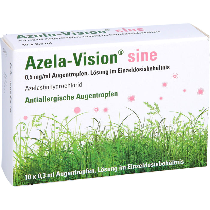 Azela-Vision sine Augentropfen Einzeldosisbehältnis, 10 pcs. Ampoules