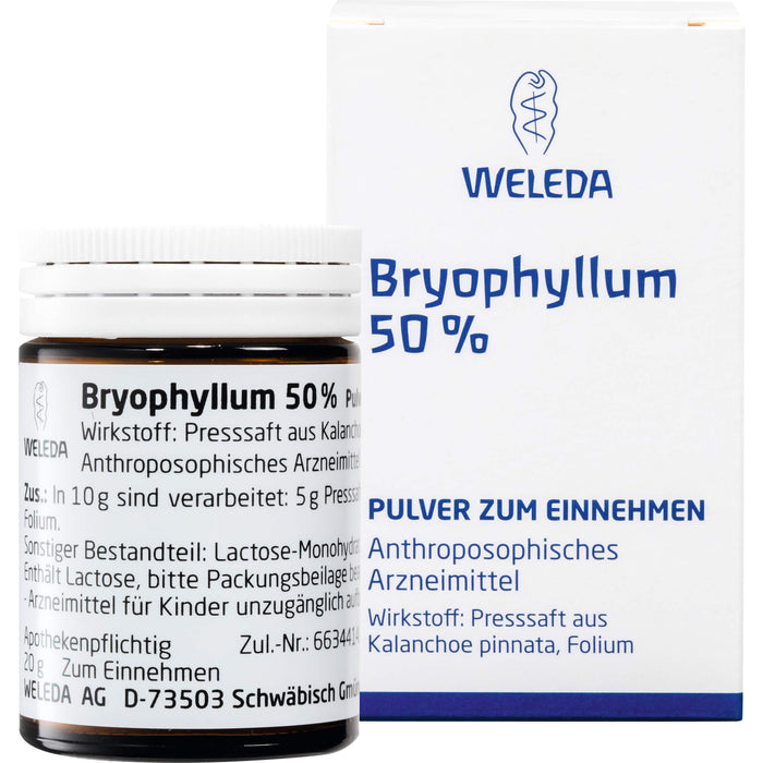 WELEDA Bryophyllum 50 % Pulver, 20 g Pulver