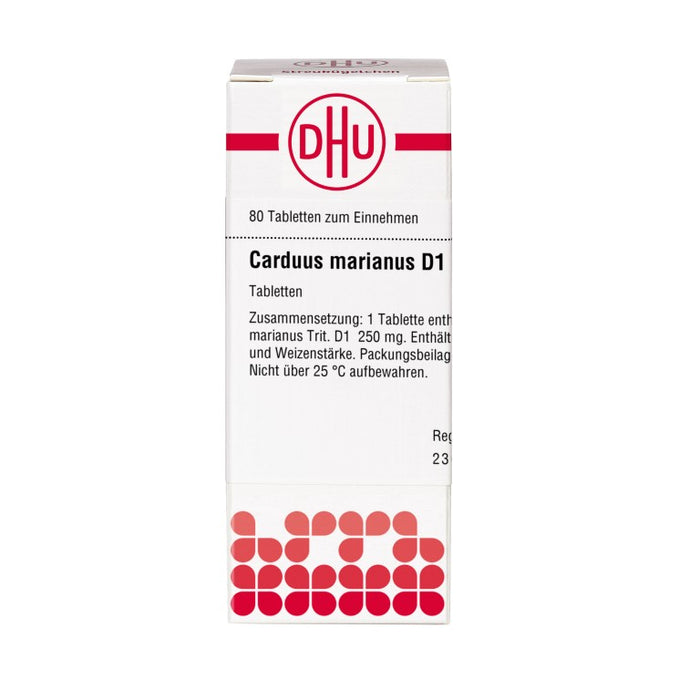 DHU Carduus marianus D1 Tabletten, 80 pc Tablettes