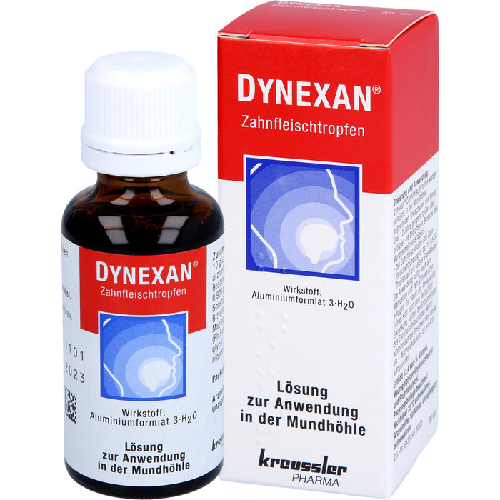 Dynexan Zahnfleischtropfen bei leichten Entzündungen im Mundraum, 30 ml Solution
