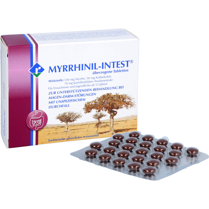MYRRHINIL-INTEST überzogene Tabletten, 100 pcs. Tablets