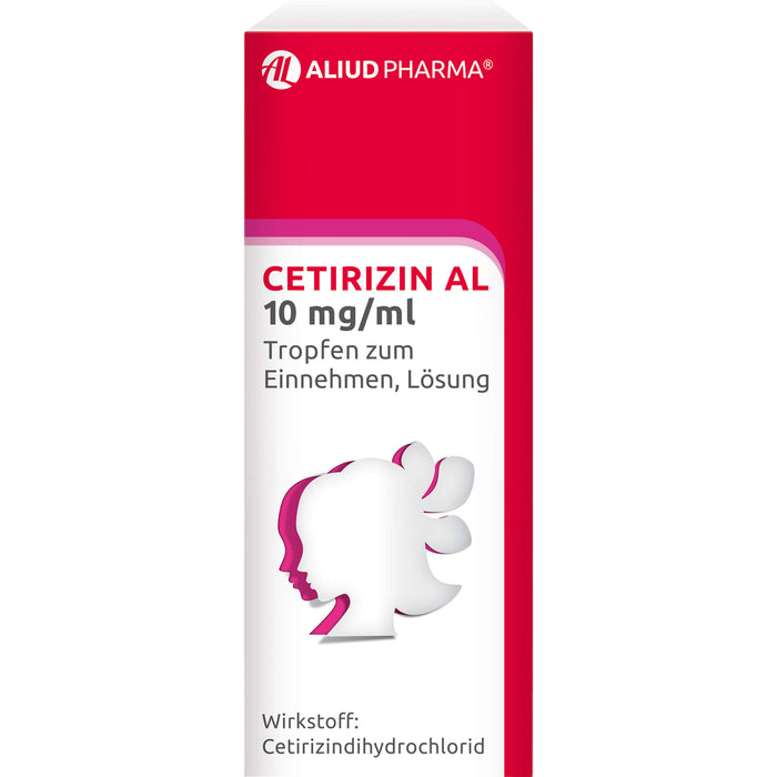 Cetirizin AL 10 mg / ml Tropfen bei Allergien, 10 ml Solution
