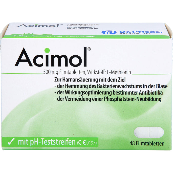 Acimol Filmtabletten zur Harnansäuerung, 48 pc Tablettes