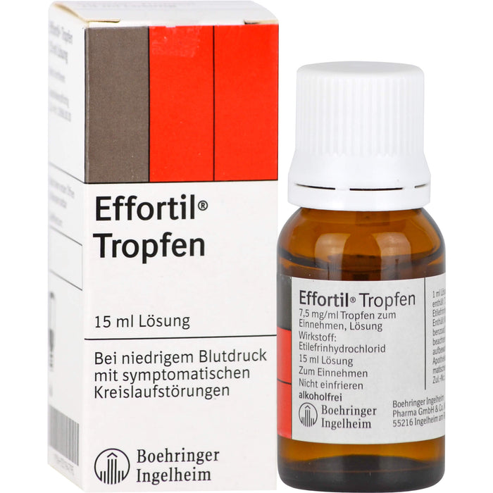 Effortil Tropfen 7,5 mg/ml, 15 ml Solution