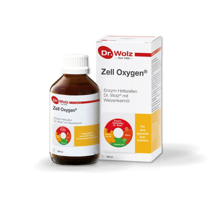Dr. Wolz Zell Oxygen Lösung zur Unterstützung des Energie-Stoffwechsels, 250 ml Solution
