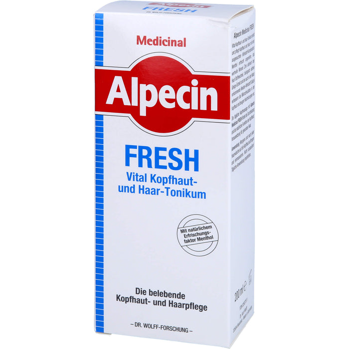 Alpecin Medicinal Fresh Vital Kopfhaut- und Haar-Tonikum, 200 ml Solution