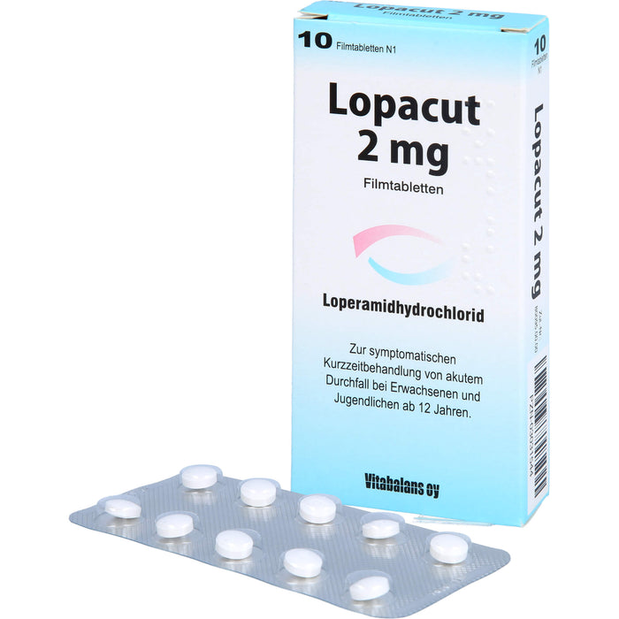 Lopacut 2 mg Filmtabletten, 10 pc Tablettes