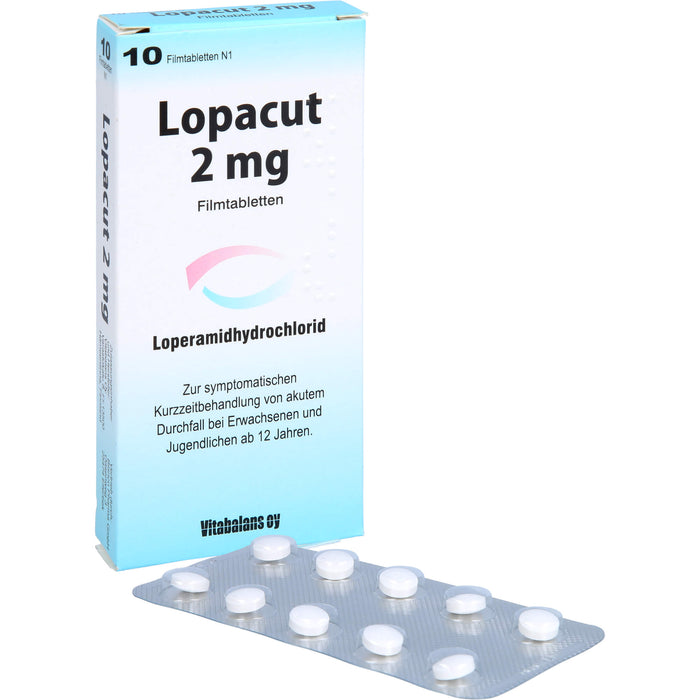 Lopacut 2 mg Filmtabletten, 10 pc Tablettes