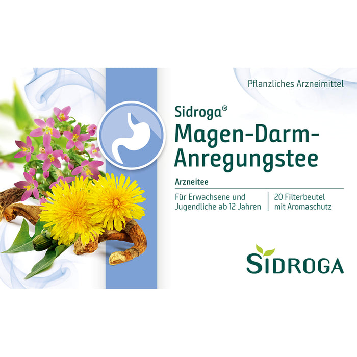 Sidroga Magen-Darm-Anregungstee Filterbeutel, 20 pc Sac filtrant