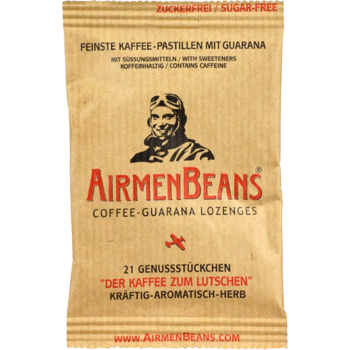 AirmenBeans feinste Kaffee Pastillen mit Guarana, 21 pcs. Pastilles