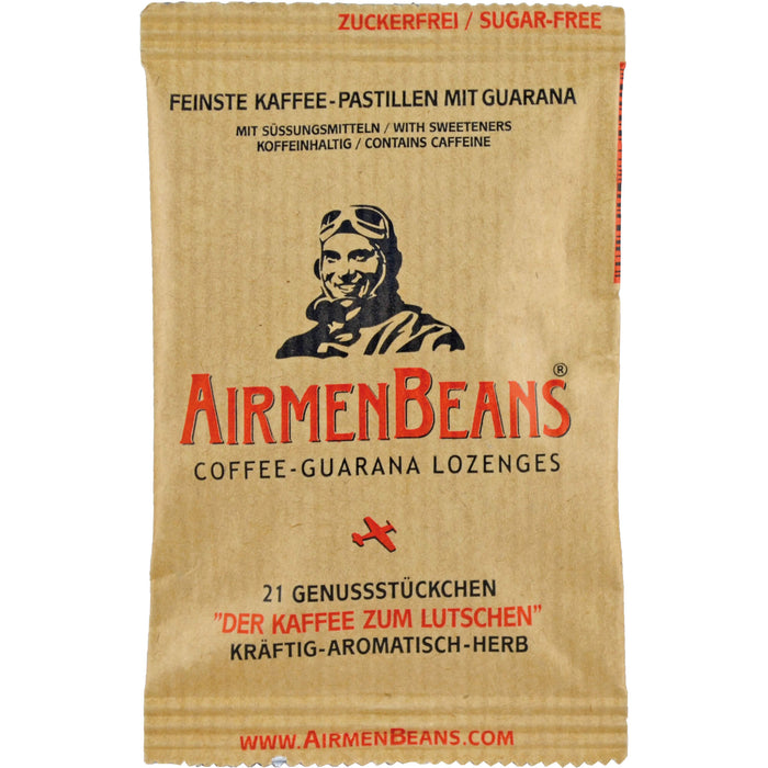 AirmenBeans feinste Kaffee Pastillen mit Guarana, 21 pcs. Pastilles