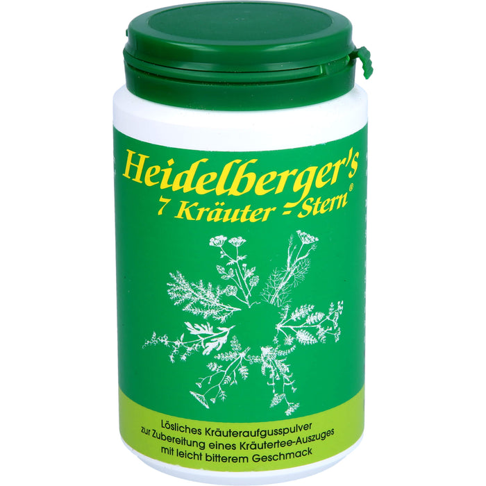 Heidelberger's 7 Kräuter-Stern lösliches Kräuteraufgusspulver, 100 g Tea