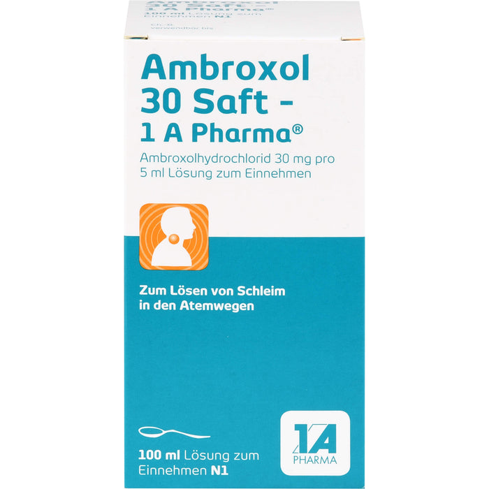 Ambroxol 30 Saft - 1 A Pharma, 100 ml Solution