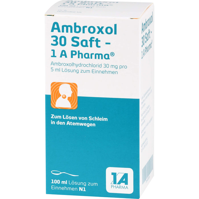 Ambroxol 30 Saft - 1 A Pharma, 100 ml Solution