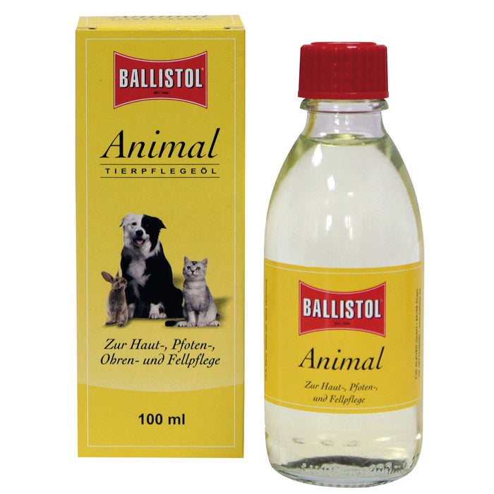 BALLISTOL Animal Tierpflegeöl zur Haut-, Pfoten-, Ohren- und Fellpflege, 100 ml Solution