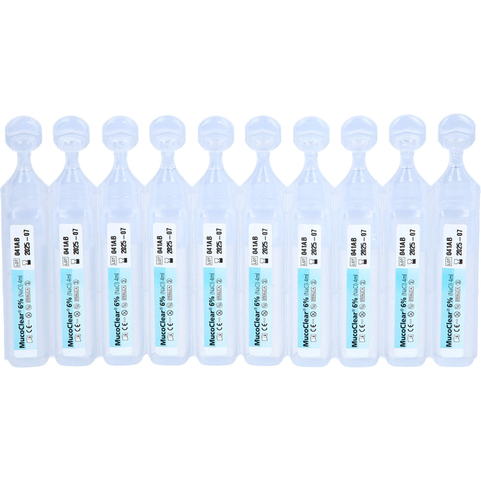 MucoClear 6 % NaCl Inhalationslösung, 60 pc Ampoules