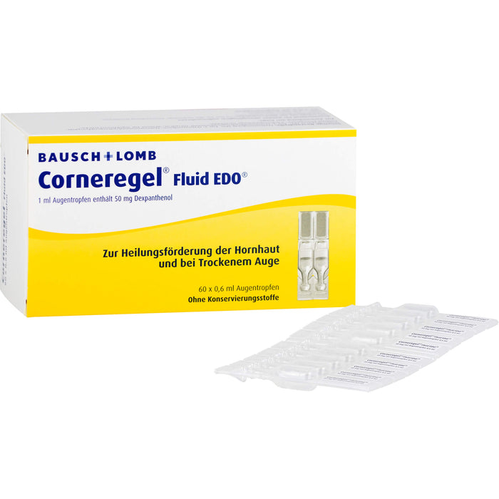 Corneregel Fluid EDO Augentropfen, 60 pc Pipettes à dose unique