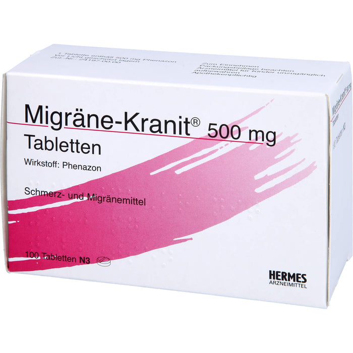 Migräne-Kranit® 500 mg Tabletten, 100 St. Tabletten