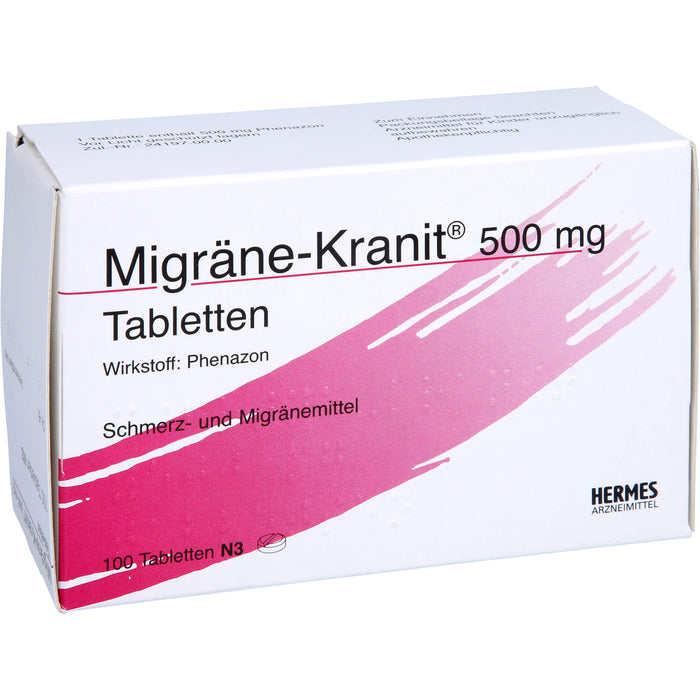 Migräne-Kranit® 500 mg Tabletten, 100 St. Tabletten