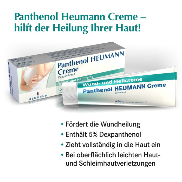 Panthenol Heumann Creme Wund- und Heilcreme, 50 g Cream