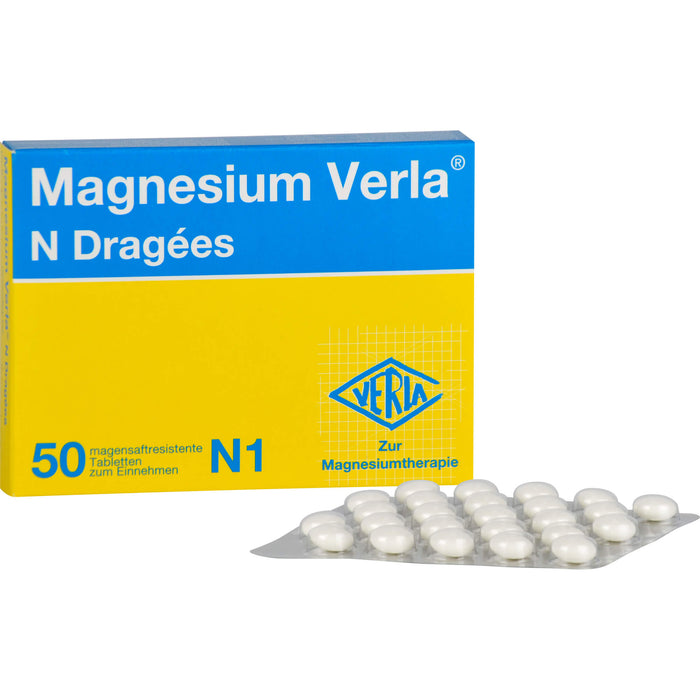 Magnesium Verla N Dragees, 50 St. Tabletten