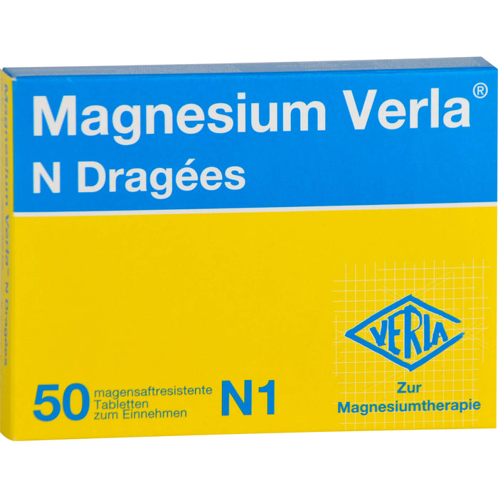 Magnesium Verla N Dragees, 50 pcs. Tablets