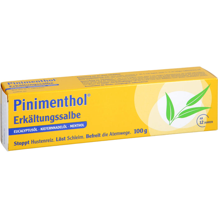 Pinimenthol Erkältungssalbe, 100 g Crème
