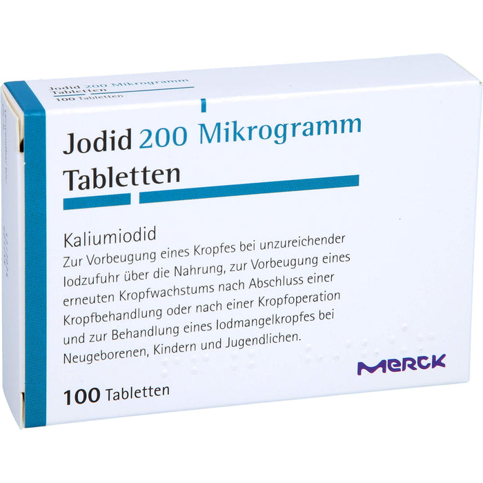 Jodid 200 Mikrogramm Tabletten, 100 pcs. Tablets