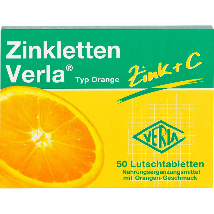 Zinkletten Verla Typ Orange Tabletten, 50 pc Tablettes