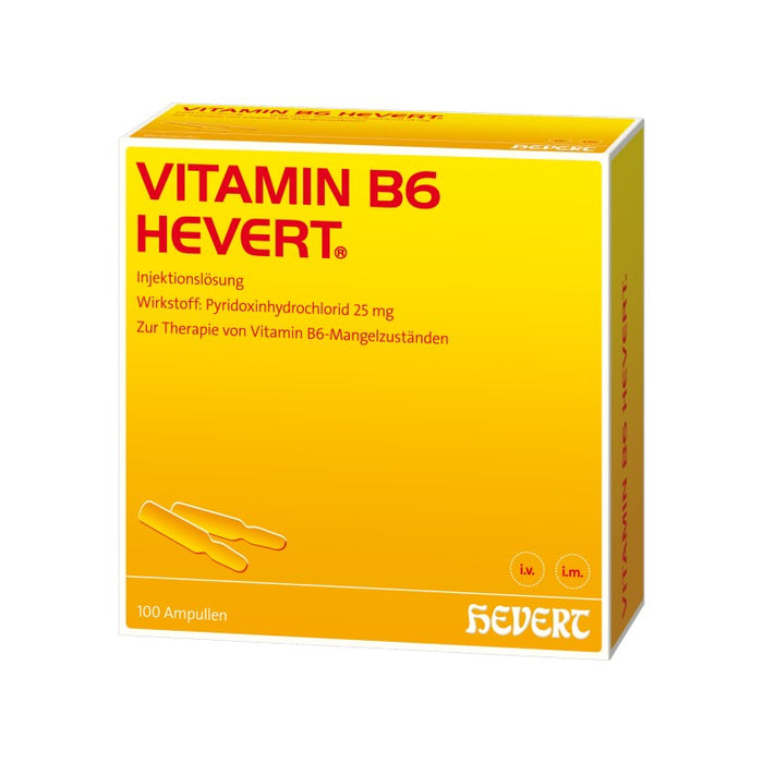 Vitamin B6 Hevert injekt Ampullen, 100 pc Ampoules