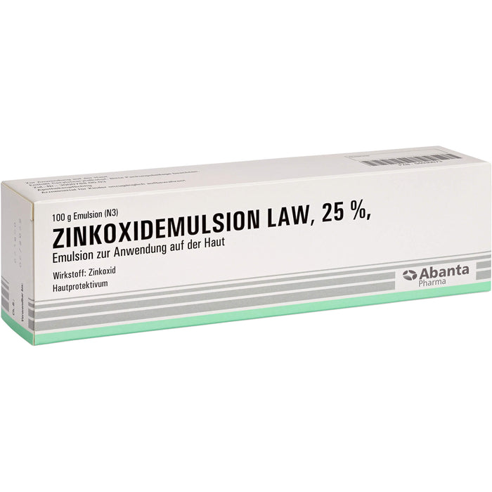 Zinkoxidemulsion LAW 25 % Hautprotektivum, 100 g Solution