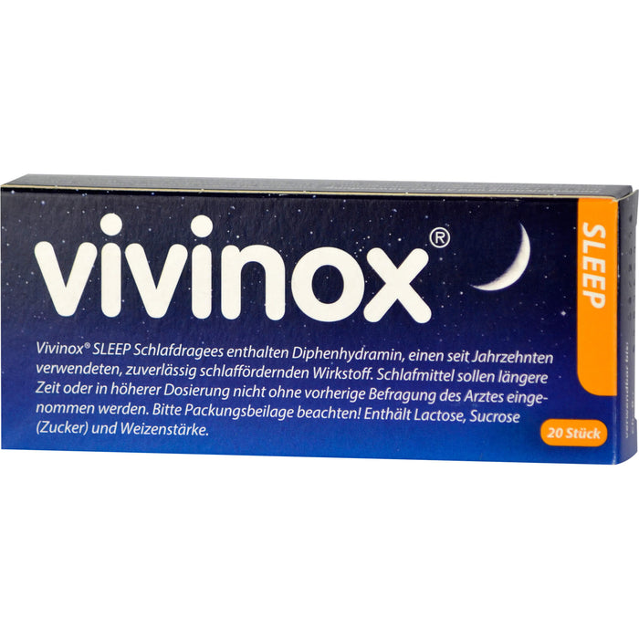 Vivinox sleep Dragees, 20 St. Tabletten