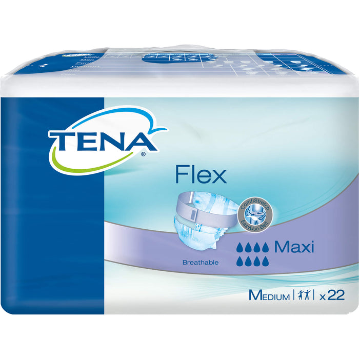 TENA Flex Maxi Medium Vorlage mit Hüftbund zur Anwendung bei schwerer bis sehr schwerer Inkontinenz, 22 pcs. Templates