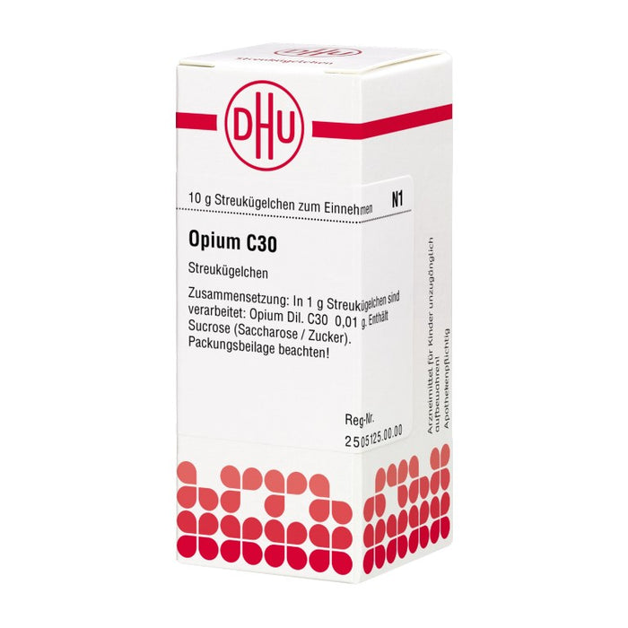 DHU Opium C30 Streukügelchen, 10 g Globuli