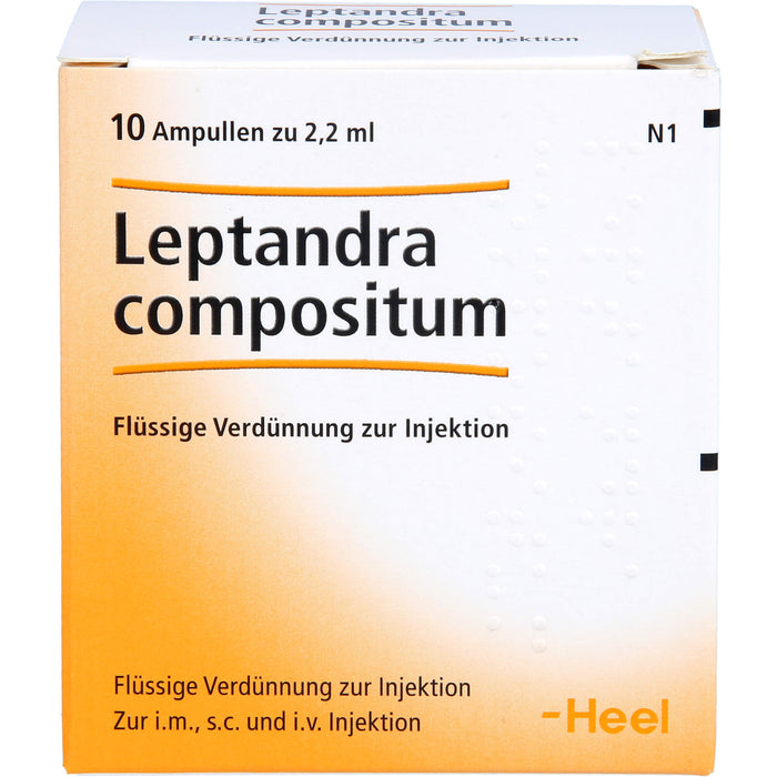 Leptandra compositum Inj.-Lsg., 10 pc Ampoules