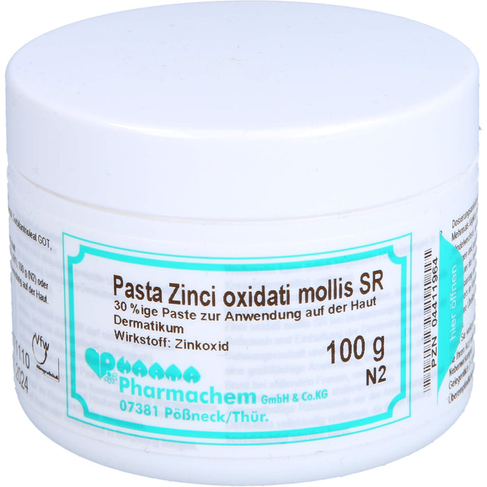Pharmachem Pasta Zinci oxidati mollis SR weiche Zinkoxidpaste, 100 g Onguent