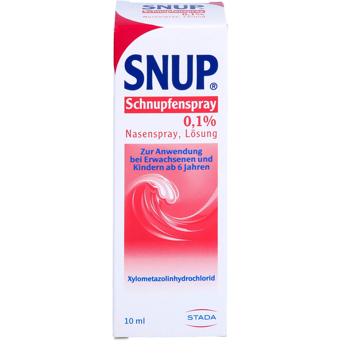 Snup Schnupfenspray 0,1 %, 10 ml Solution