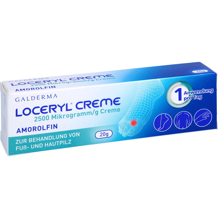 Loceryl Creme bei Fuß- und Hautpilz, 20 g Cream