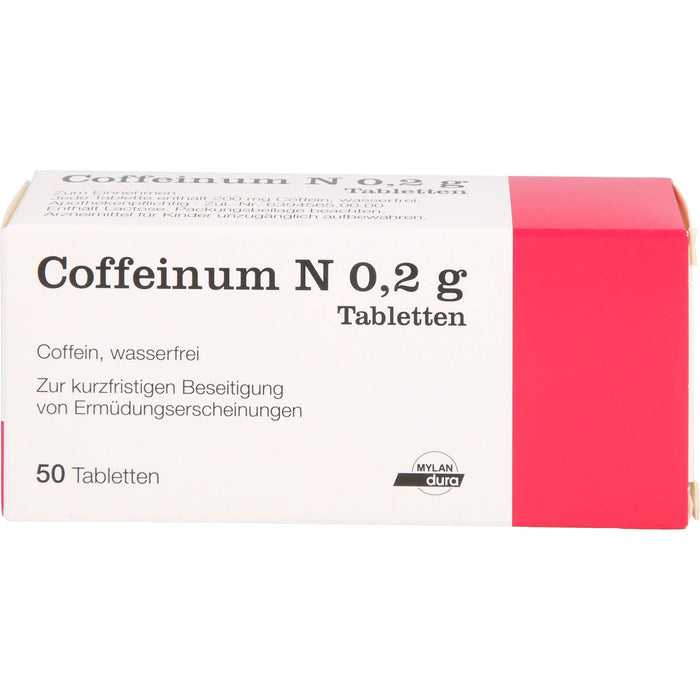 Coffeinum N 0.2 g Tabletten, 50 pc Tablettes