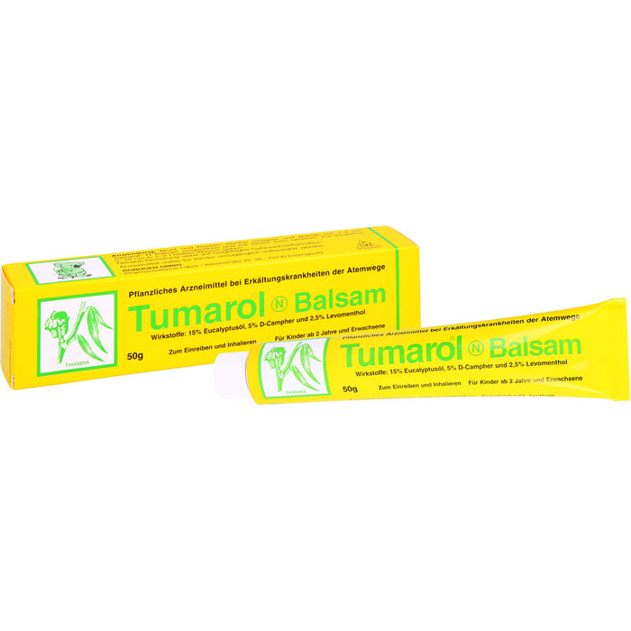 Tumarol N Balsam bei Erkältungskrankheiten der Atemwege, 50 g Cream