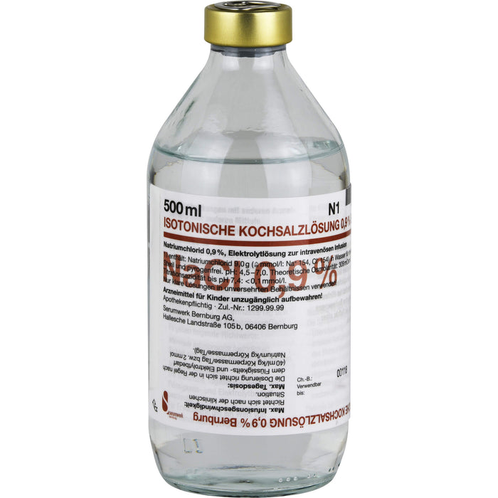 Isotonische Kochsalzlösung 0,9% BERNBURG, 500 ml Solution