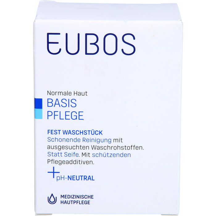 EUBOS Basispflege Fest Waschstück, 1 pc pain de savon