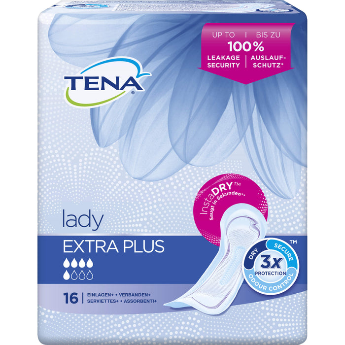TENA Lady Extra Plus Einlagen, 16 pc Dépôts