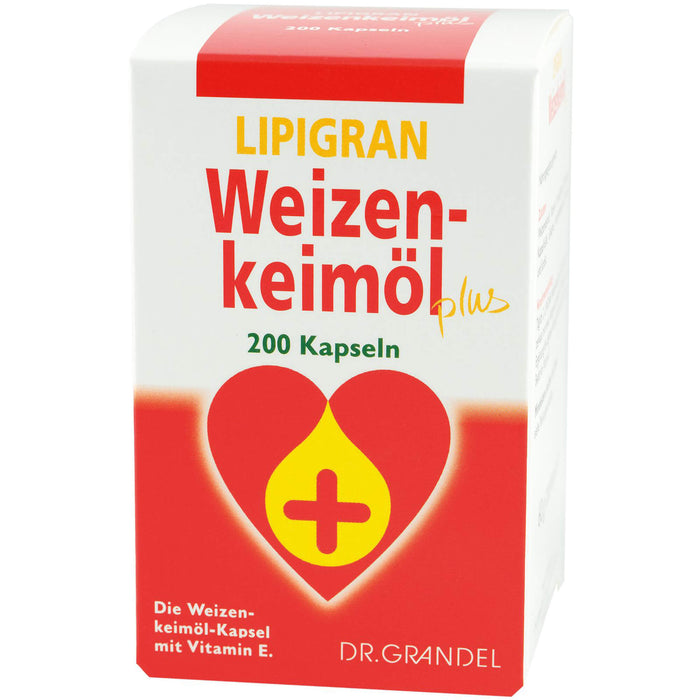 LIPIGRAN 1000 Weizenkeimöl plus, 200 pc Capsules