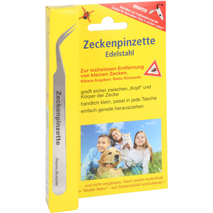 Pharma Brutscher Zeckenpinzette Chirurgenstahl, 1 pcs. Tweezers
