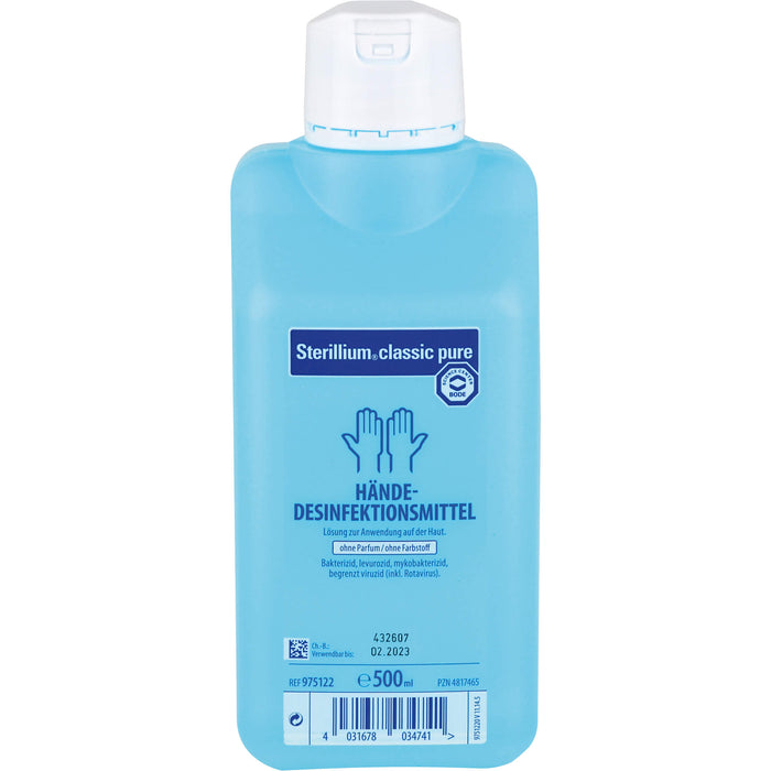 Sterillium classic pure Hände-Desinfektionsmittel, 500 ml Solution