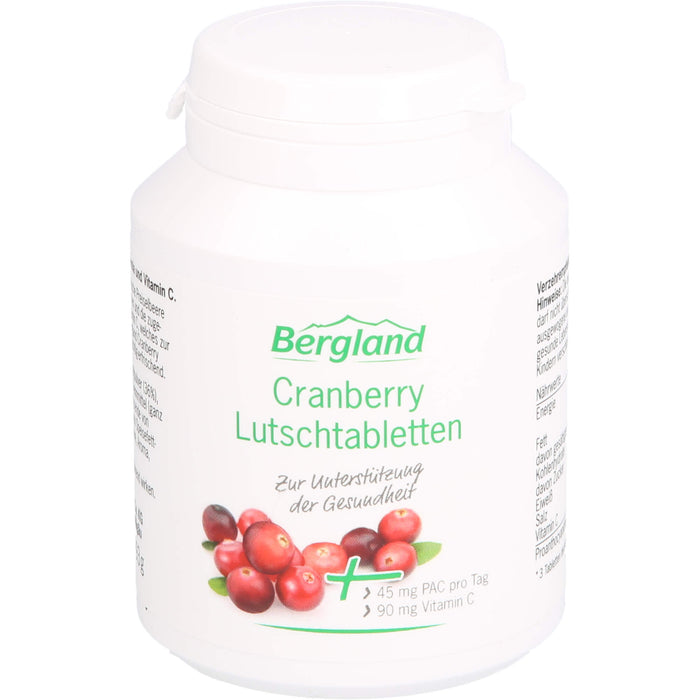 Bergland Cranberry Lutschtabletten, 75 pcs. Tablets