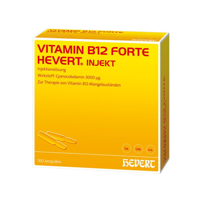 Vitamin B12 forte Hevert injekt Ampullen, 100 pc Ampoules