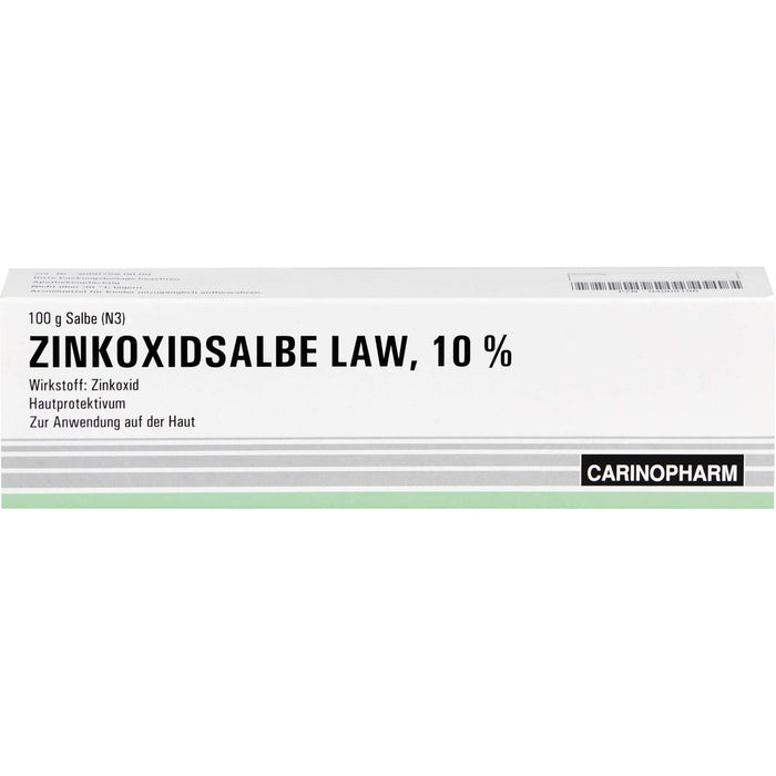 Abanta Pharma Zinkoxidsalbe LAW 10 % Hautprotektivum, 100 g Ointment